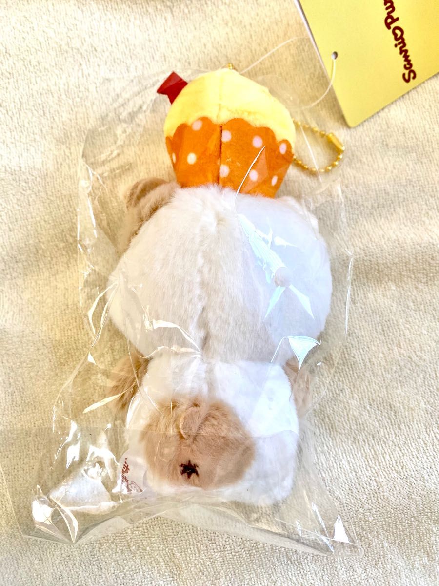 新品タグ付き】チームプリン マフィン マスコット ポムポム 新品タグ付き】チームプリン マフィン マスコット ポムポム