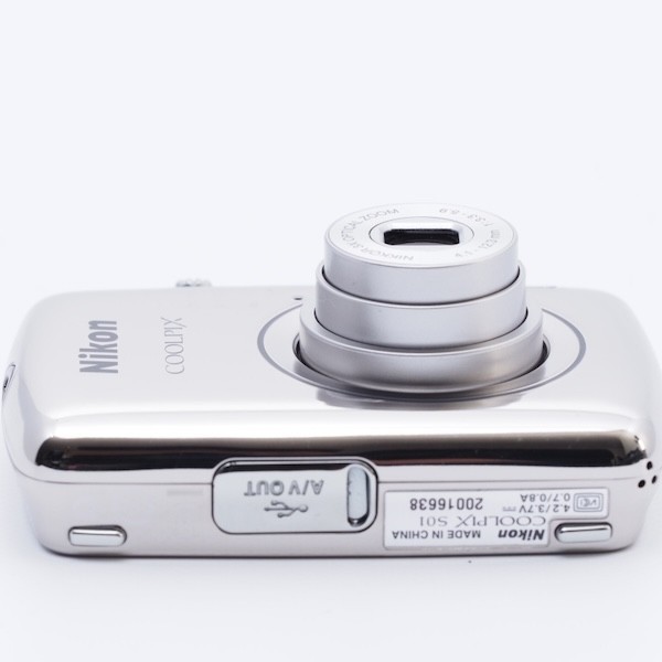 Nikon ニコン デジタルカメラ COOLPIX S01 超小型ボディ ミラーシルバー S01SL #8266_画像8