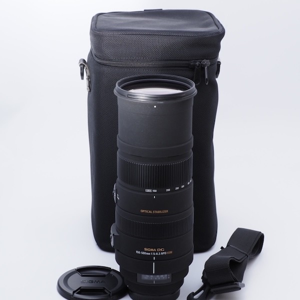 SIGMA シグマ 超望遠ズームレンズ APO 150-500mm F5-6.3 DG OS HSM