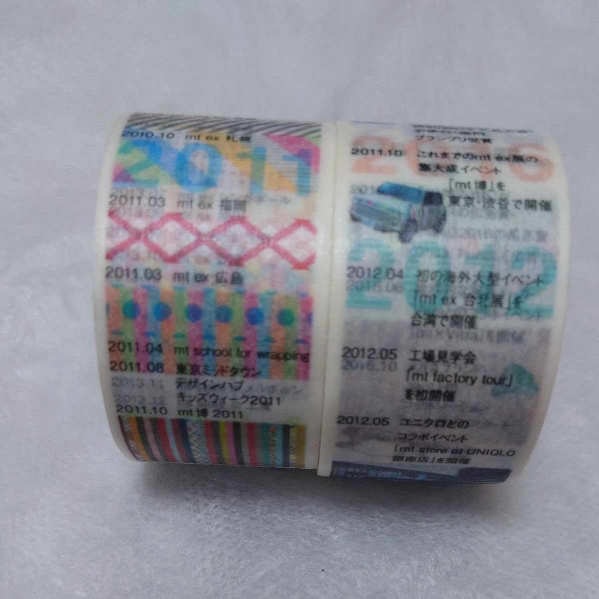 mt 10周年記念 購入者限定 ノベルティ mt マスキングテープ 2巻 中古