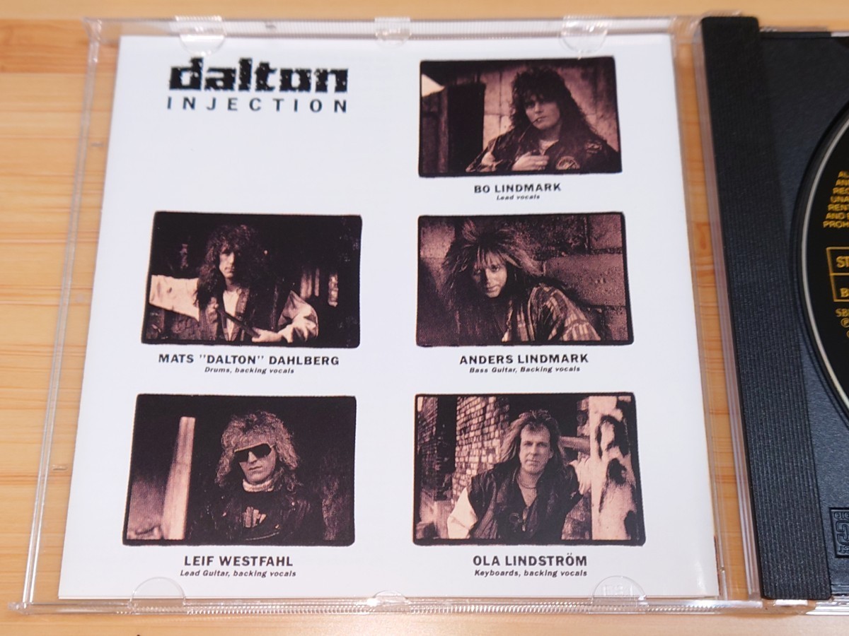 【即決 輸入盤 状態良好】DALTON/ダルトン◆INJECTION◆1989年作品/2nd◆北欧スウェーデン産メロディアスHR_画像3