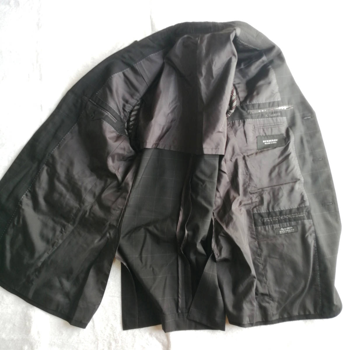burberry black label スーツ セットアップ ペンチェックの画像6