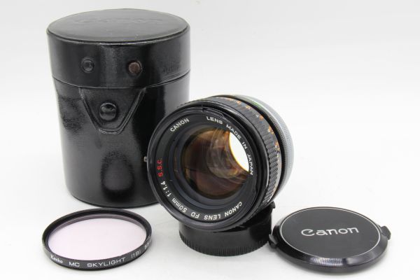 品質が完璧 CANON ☆名玉☆ NEW #H050 F1.4 50mm FD キヤノン