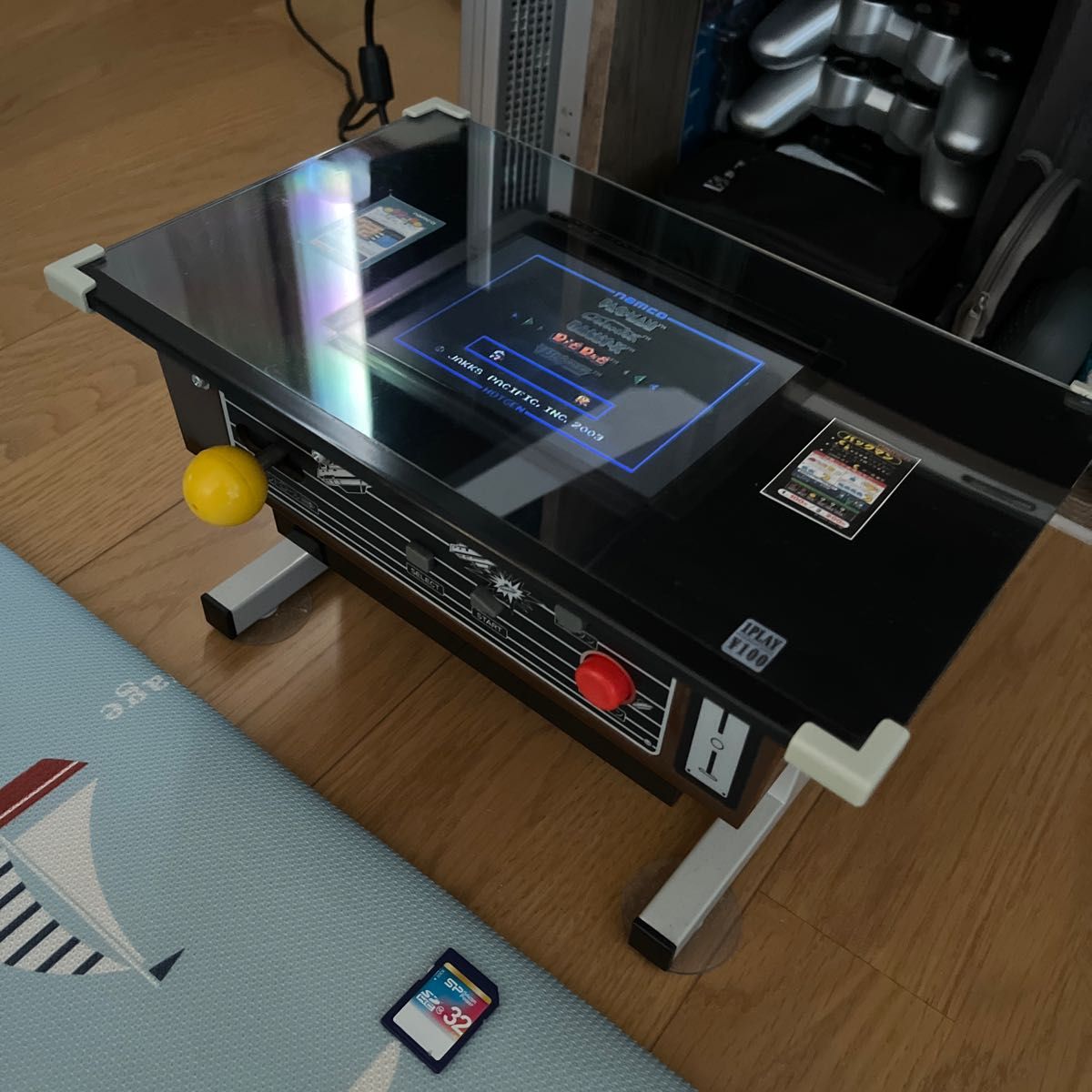 最終値下げ ナムコ正規ライセンス基盤入り自作ミニアーケード筐 最終値下げ ナムコ正規ライセンス基盤入り自作ミニアーケード筐