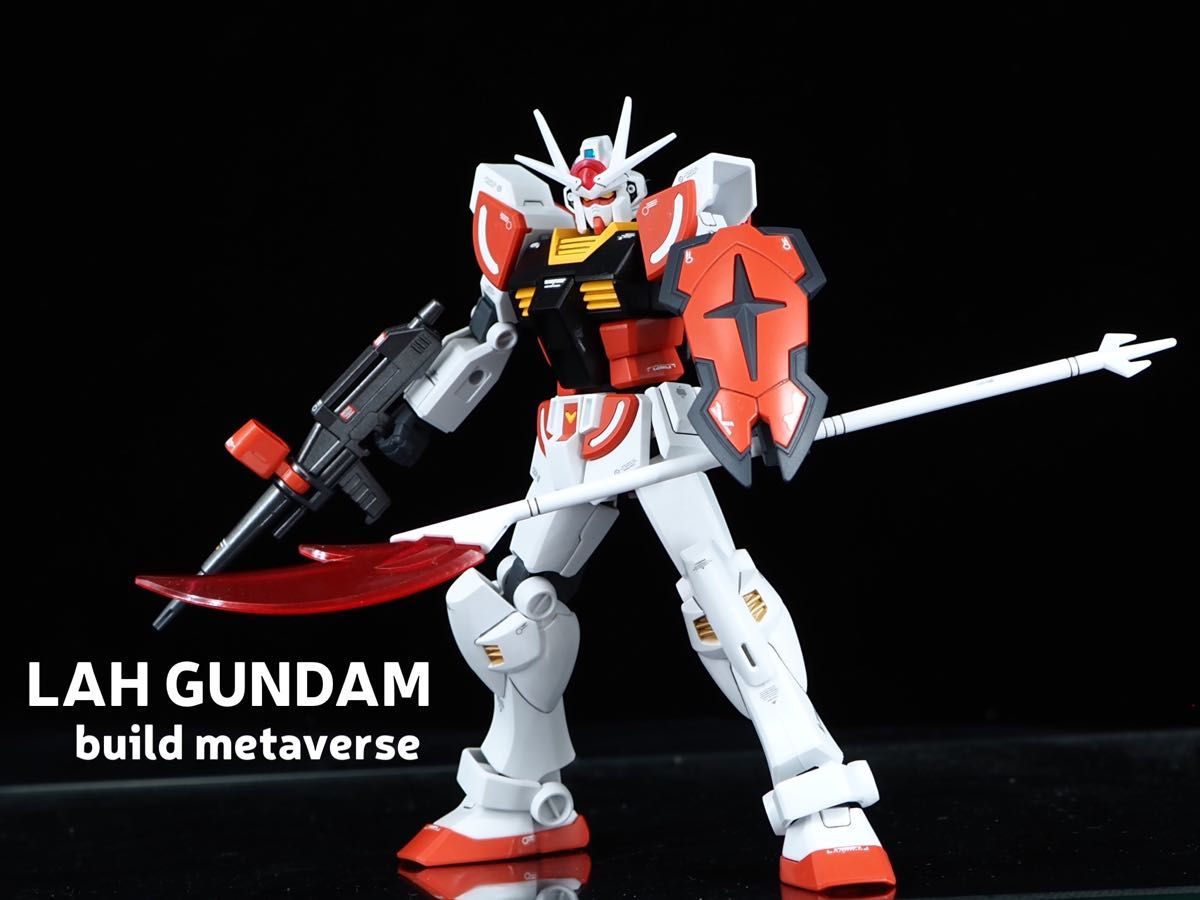 hg ラーガンダム ガンプラ 全塗装 完成品 ガンダム ビルドメタバース