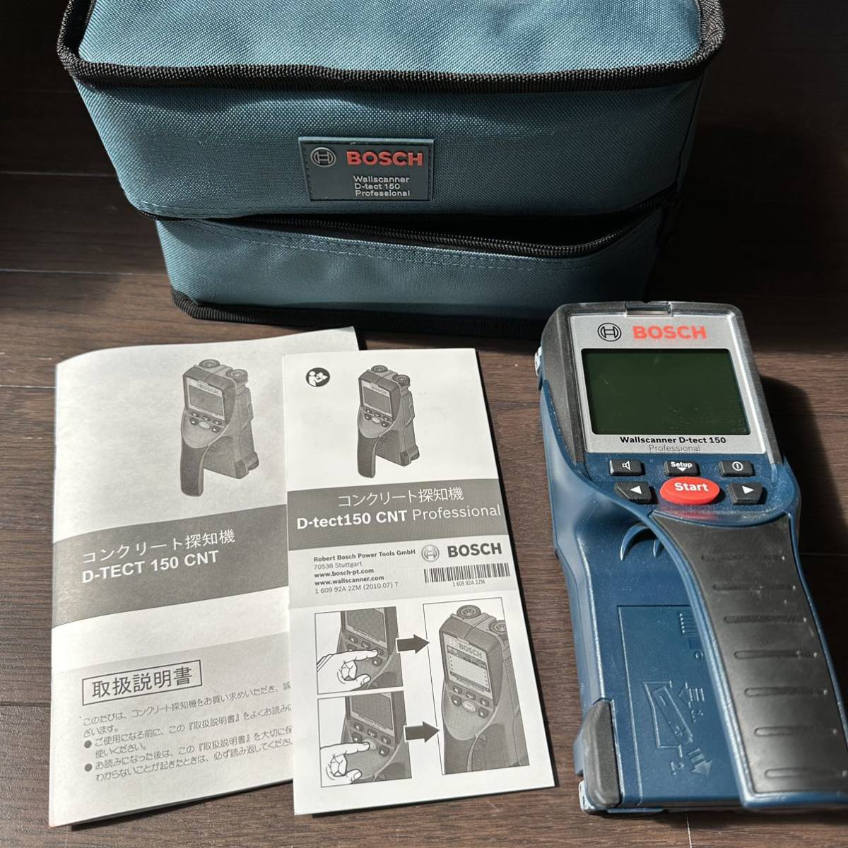 中古品 ボッシュ コンクリート探知機 D-TECT 150CNT ウォールスキャナ BOSCH 動作確認済_画像1