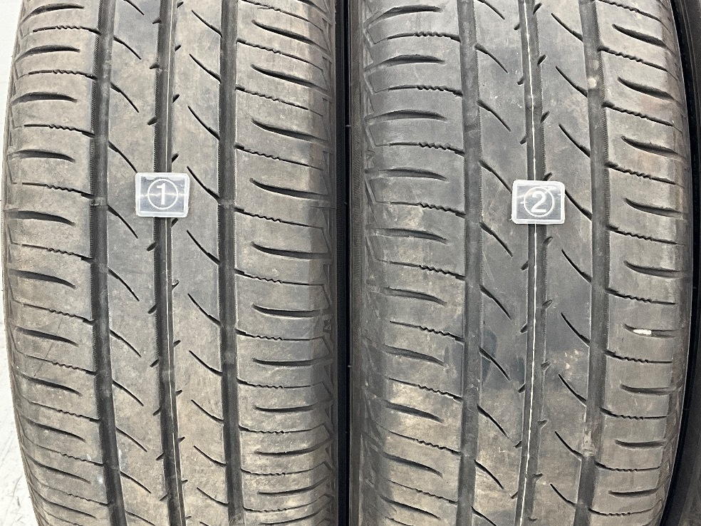 中古タイヤ 4本セット 195/65R15 91H トーヨー NANOENERGY 3PLUS 夏 サマー 195/65/15 ウィッシュ/ヴォクシー b4737_画像3