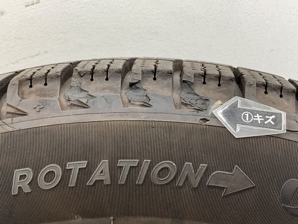 中古タイヤ 1本のみ 195/60R16 89H ミシュラン X-ICE3+ 冬 スタッドレス 195/60/16 ウィッシュ/セレナ b4709_画像9