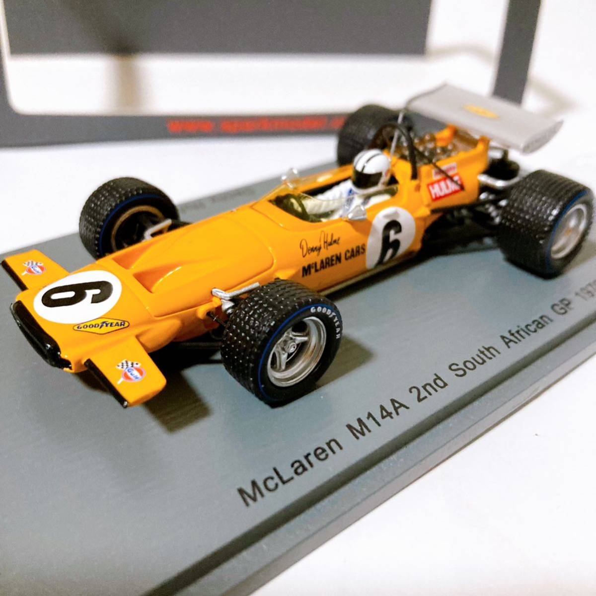 スパーク マクラーレン M14A 南アフリカGP #6 1970 1/43【Spark McLaren Denny Hulme】_画像1