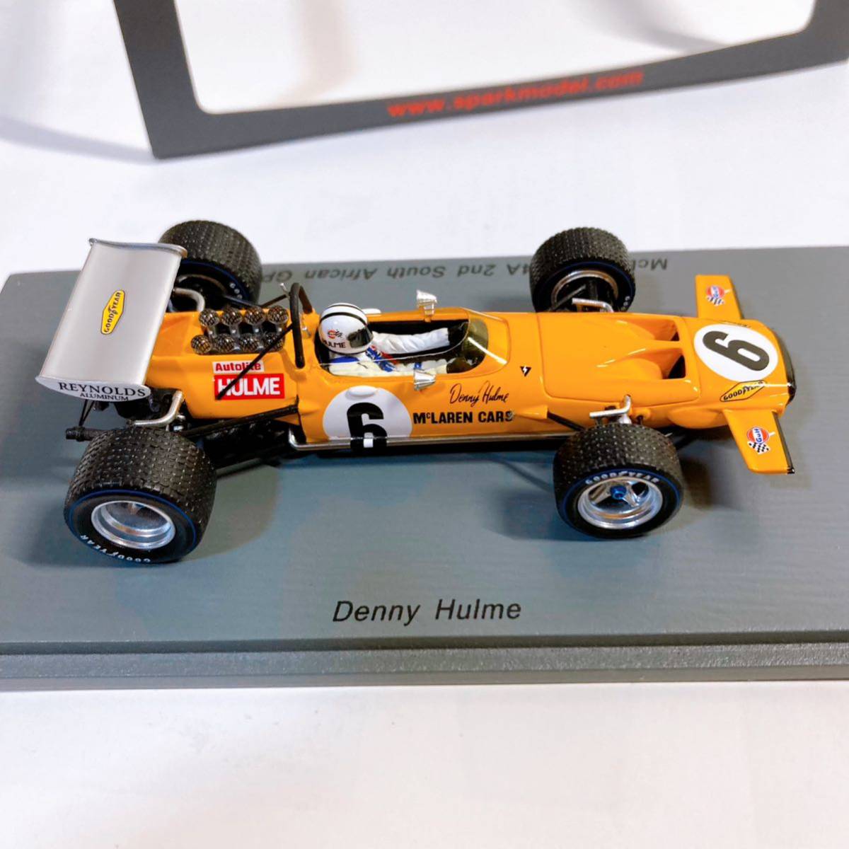 スパーク マクラーレン M14A 南アフリカGP #6 1970 1/43【Spark McLaren Denny Hulme】_画像4