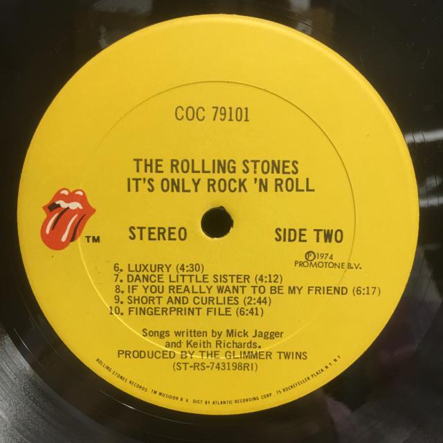 ROLLING STONES / IT'S ONLY ROCK'NROLL (US-ORIGINAL)_画像5