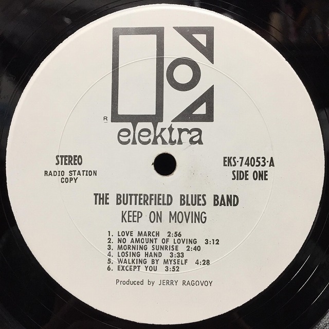 BUTTERFIELD BLUES BAND / KEEP ON MOVING (US-ORIGINAL)_画像5
