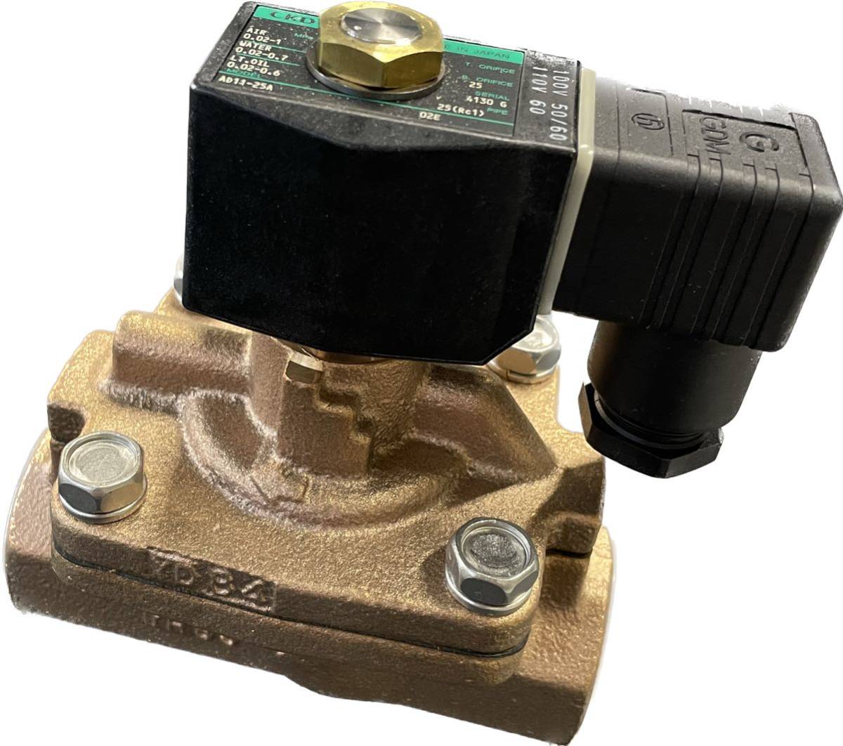 有名なブランド CKD パイロット式2ポート電磁弁AD11-25A-02E-AC100V