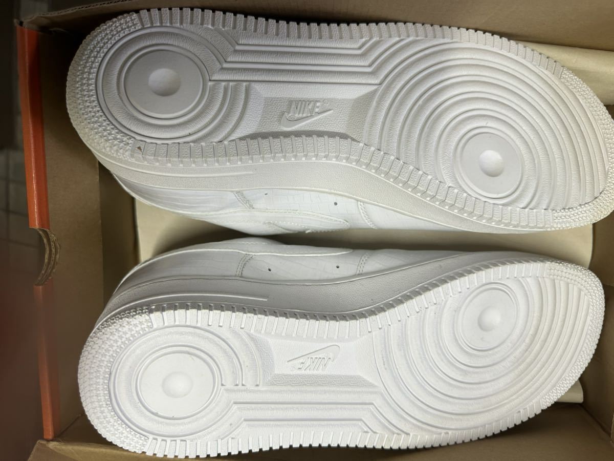 3012足限定 NIKE HTM AIR FORCE 1 クロコ US11 新品 305895-111_画像5