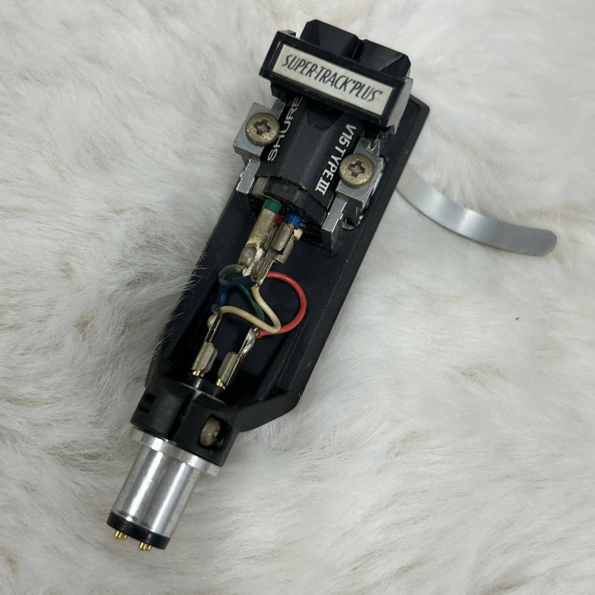 Shure V15 type III カートリッジ +交換針新品 AT製シェル付-