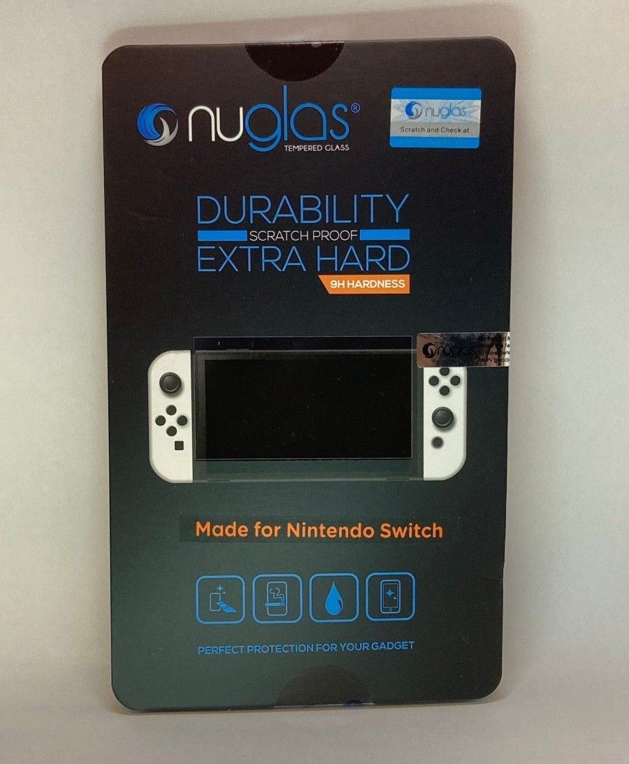 Nintendo Switch ガラスフィルム 飛散防止 指紋防止 気泡ゼロ 