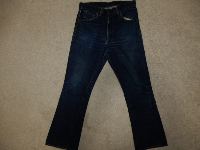 希少種 60s 黒タブ LEVIS 607 BIGE ビンテージ オリジナル (検 リーバイス 501XX 505 506XX 大戦 ビッグE デニム 501 606 351N 646 517 0's_画像5