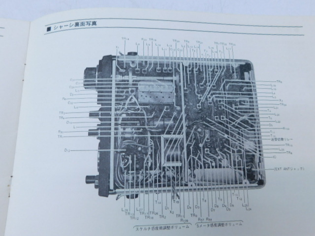 ★大2559 【取扱説明書】 ナショナル RJX-601 6m FM/AM HANDY TRANSCEIVER トランシーバー 回路図 配線図 資料_画像5