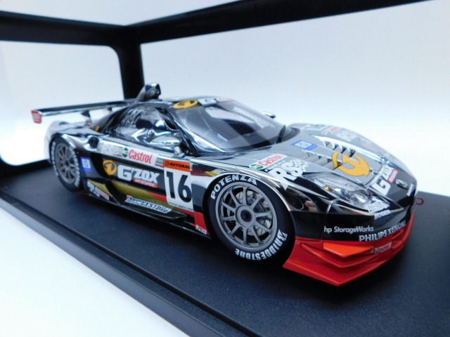 ★大2740 AUTOart オートアート ホンダ 2003 JGTC 'G ZOX 無限 NSX #16 1/18 限定 80397 MUGEN with Sealed Body Shell ミニカー_画像6