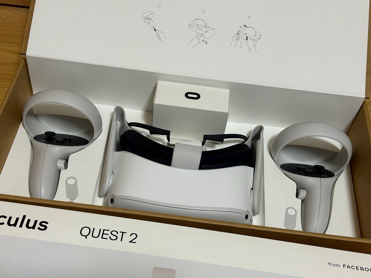 □Meta Quest 2 64GB おまけEliteストラップ付き Oculus VR HMD(映像