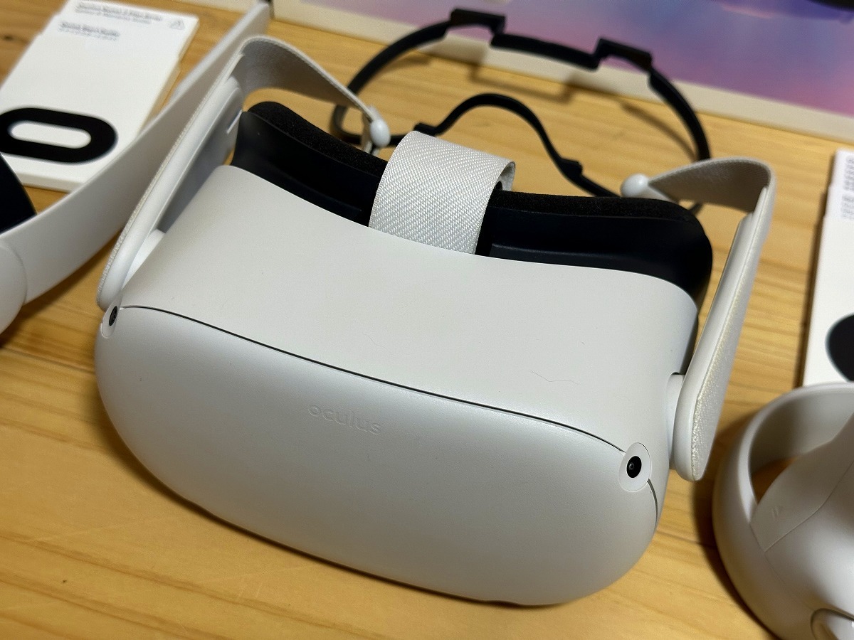 □Meta Quest 2 64GB おまけEliteストラップ付き Oculus VR HMD(映像