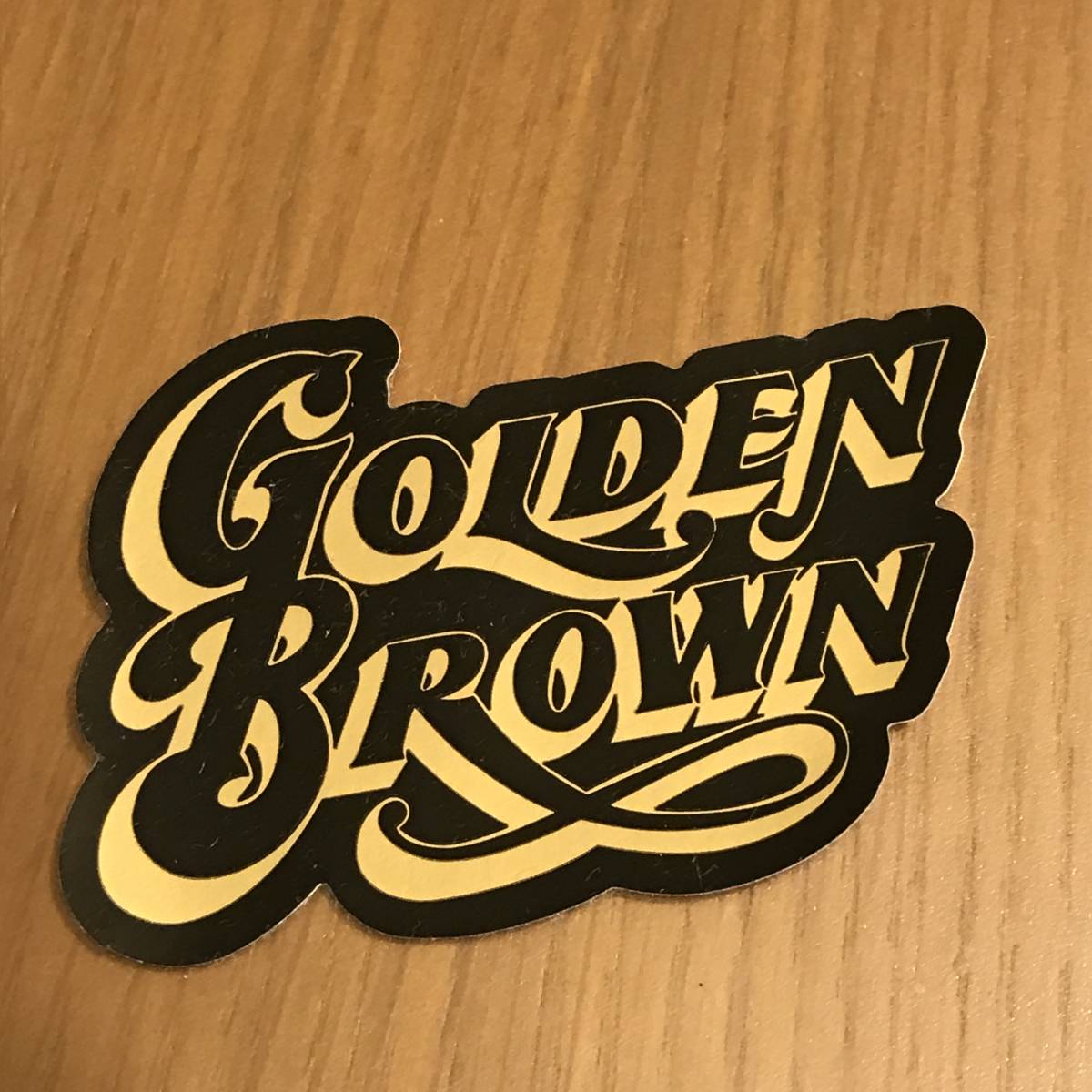 【非売品】 GOLDEN BROWN ステッカー_画像1