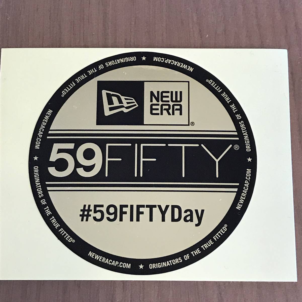 【非売品】 NEW ERA 59FIFTY #59FIFTYDay シール ニューエラ_画像1