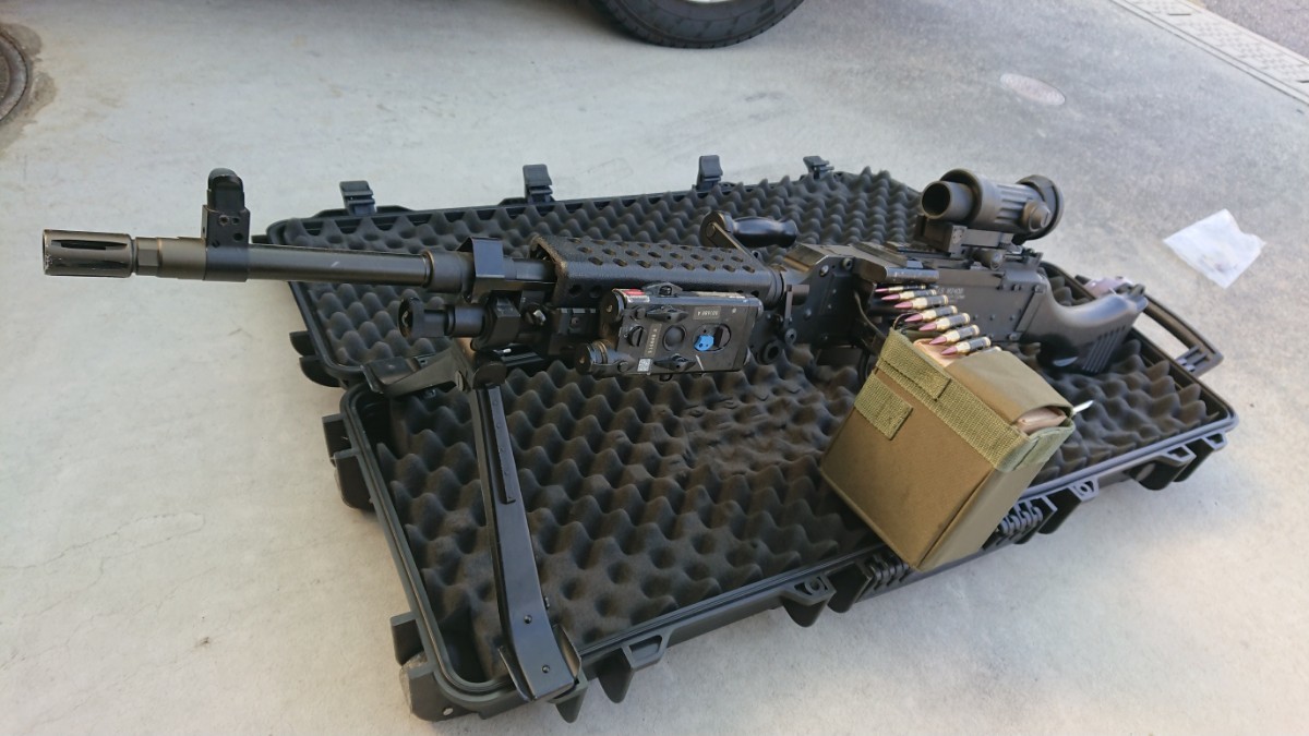 S&T M240B ELCAN PEQ-2 ダミーカート ハードケース-