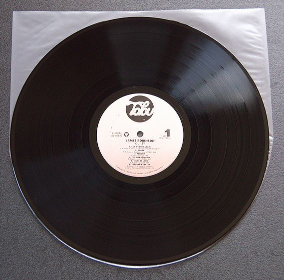 LP US輸入盤　シュリンク＋ハイプステッカー　ジェームス・ロビンソン James Robinson「GUILTY　ギルティー」 87年Tabu Records BFZ 40823_画像4