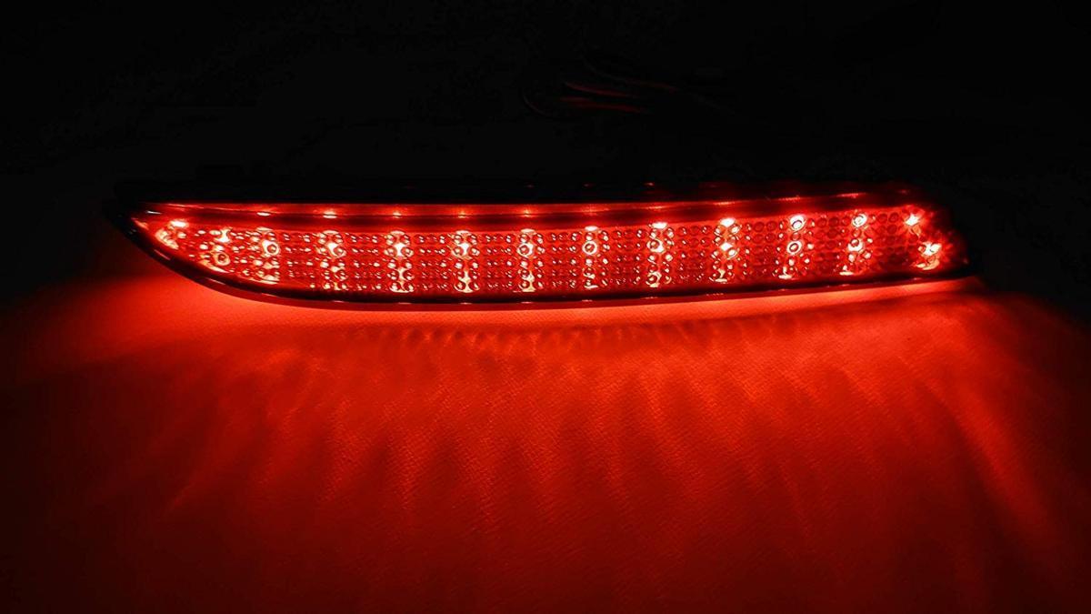 スモークレンズ　ホンダ 48連 LED リフレクター リアバンパー ライト ランプ　CR-Z ZF1_画像4