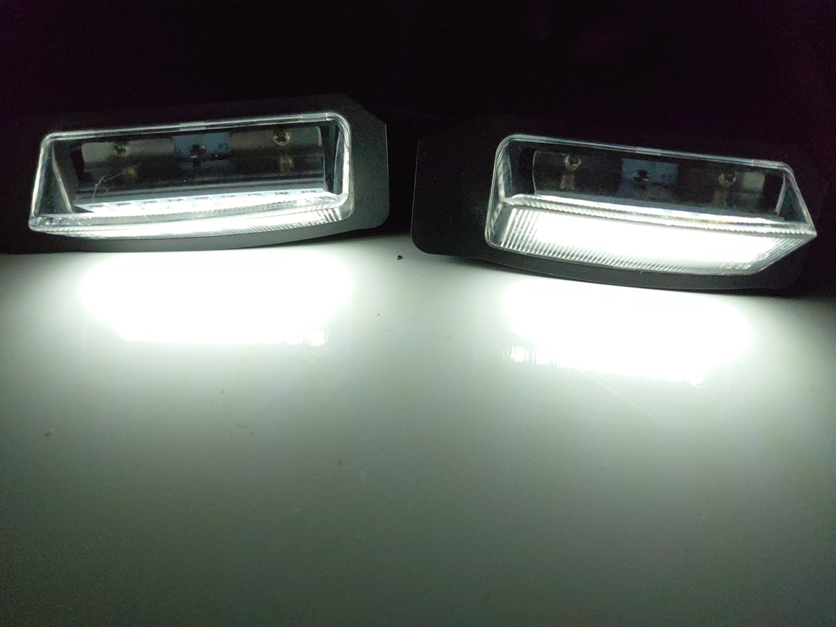  beautiful white light! Mitsubishi MMC LED number light license lamp Galant Fortis Sportback CX series 