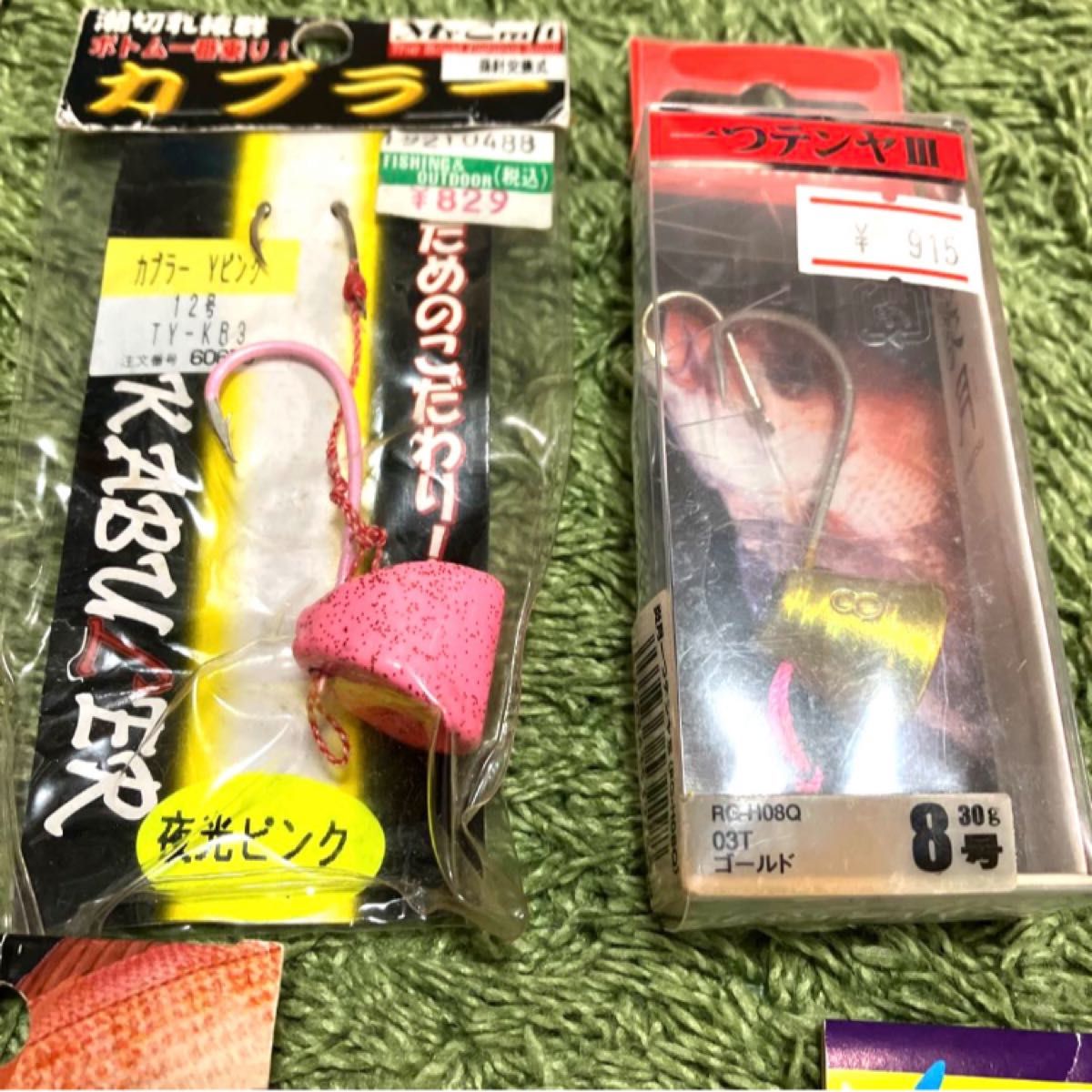 鯛釣り、一つテンヤ タイテンヤ、タイカブラセット