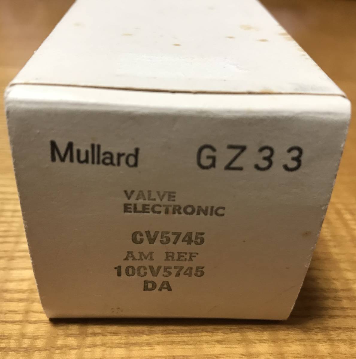 Mullard製 GZ33 CV5745 未使用品 ジャンク扱い ①