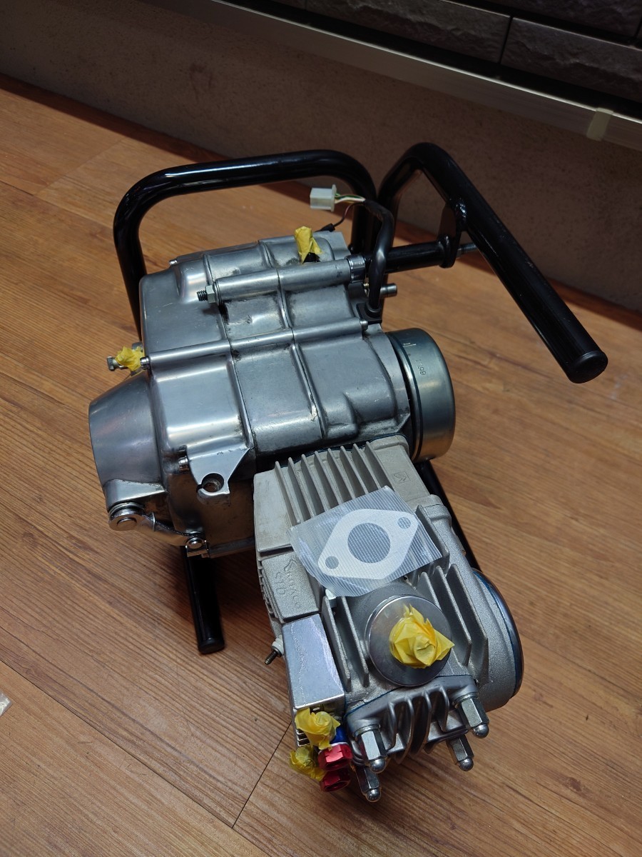 AB27 エンジン 108cc NEW STD メッキシリンダー ジャズシャフト 純正クロス アウターローター モンキー ゴリラ 4mini 110 106_画像3