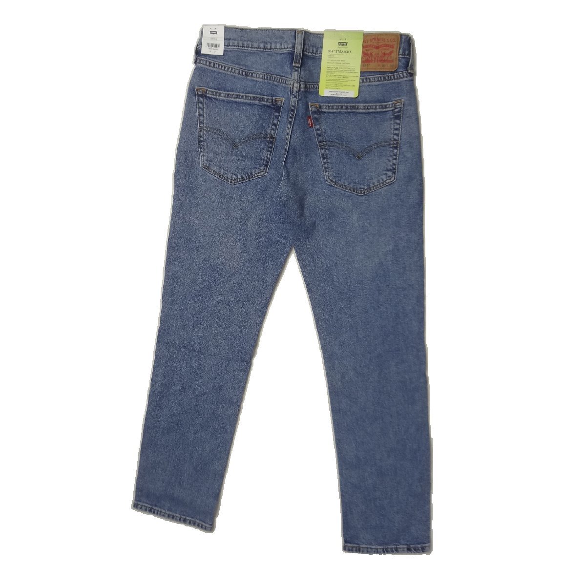 W30インチ リーバイス 514 ジーンズ Levi's ストレートフィット ミディアムインディゴ WORN IN_画像3