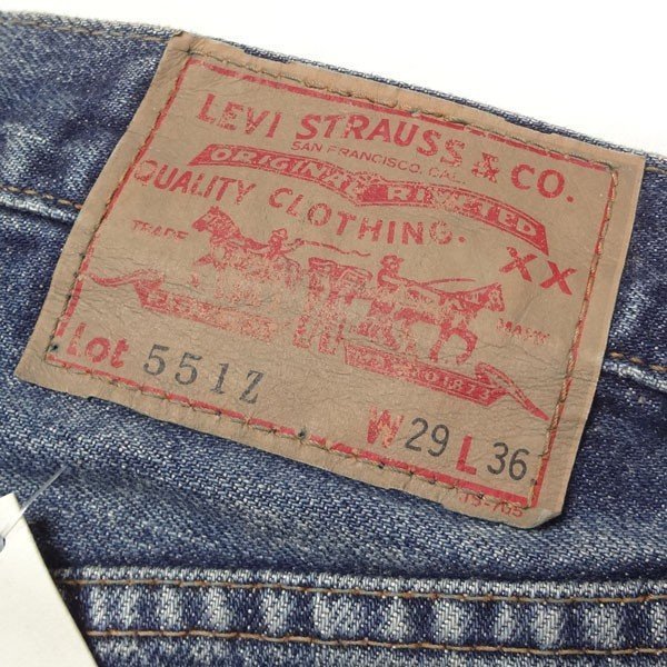 リーバイス ジーンズ 551Z 1963モデル ビンテージ 復刻 日本製 LEVI'S W29_画像5