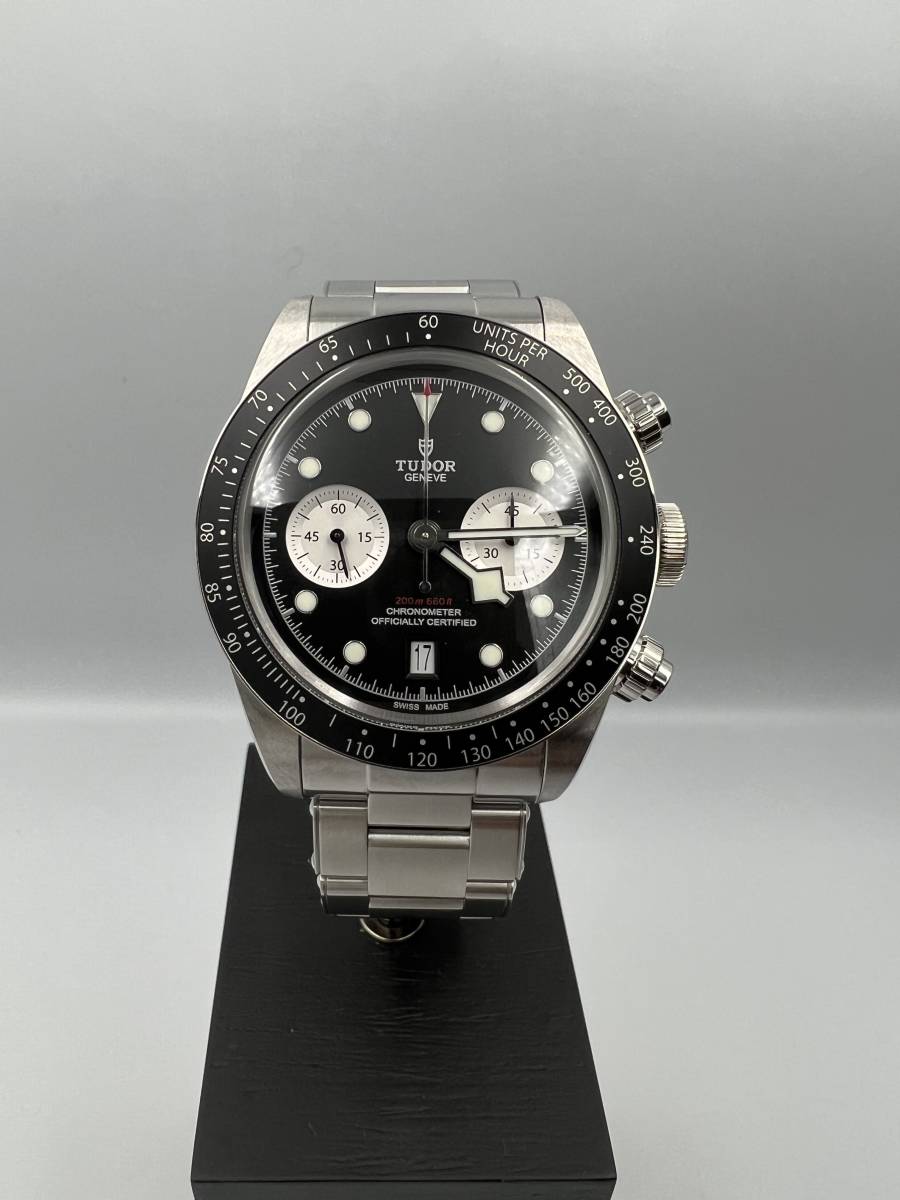 TUDOR チューダー　ブラックベイクロノ　M79360N-0001