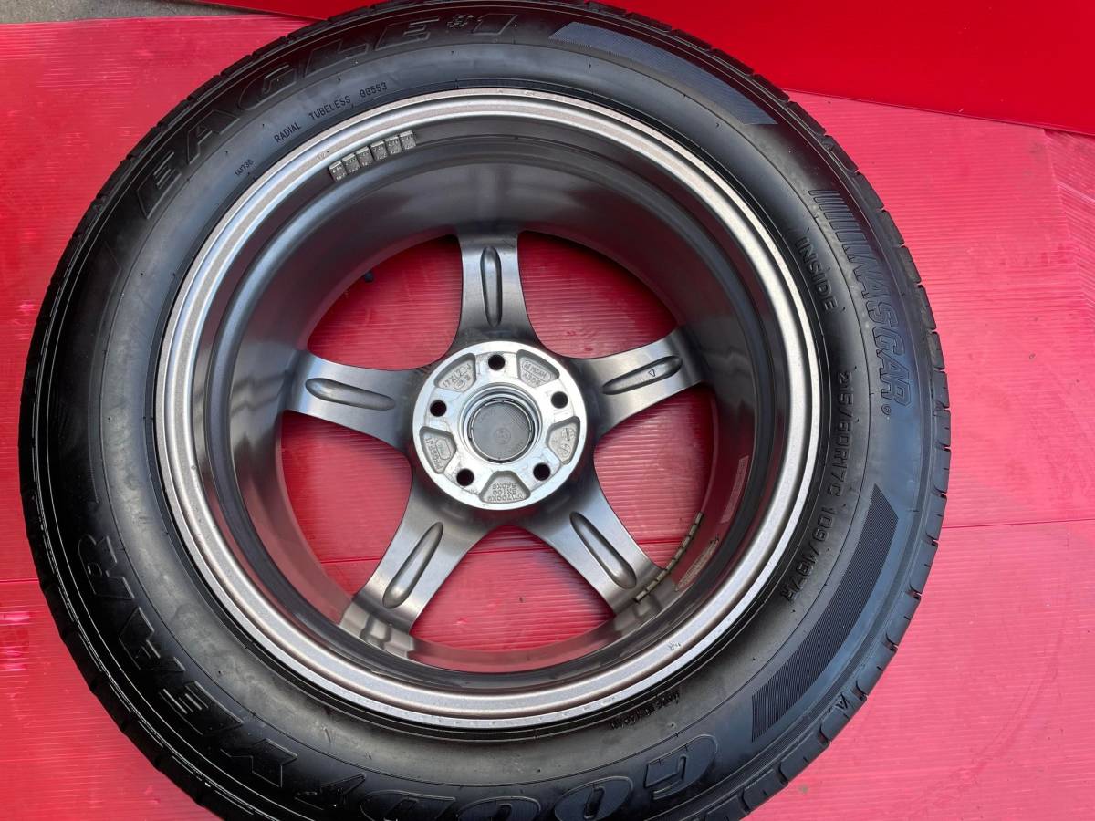 ENKEI PF05 エンケイ　PF05FJ1　１７インチ　17X7J+45　GOODYEAR　1 NASCAR ナスカー 215/60R17C109/107R　215/60R17　４本セット（6/302）_画像9