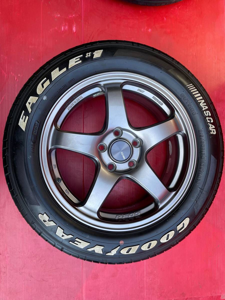 ENKEI PF05 エンケイ　PF05FJ1　１７インチ　17X7J+45　GOODYEAR　1 NASCAR ナスカー 215/60R17C109/107R　215/60R17　４本セット（6/302）_画像5