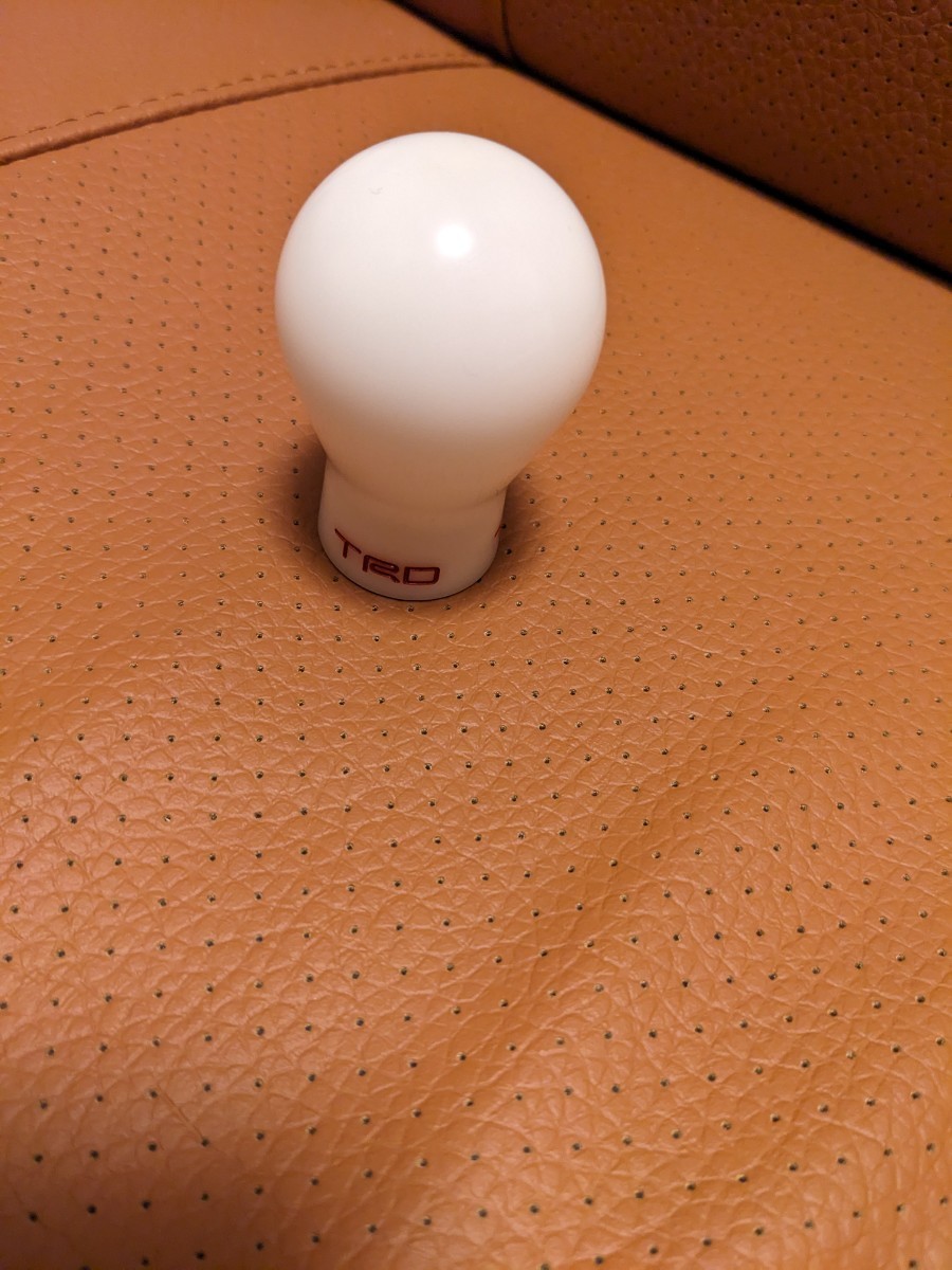 TRD シフトノブ　箱付き　シフトパターンシール　SHIFT KNOB 33504-SP10-00 当時物　トヨタ　シフトノブ　シフトノブ　送料無料_画像7