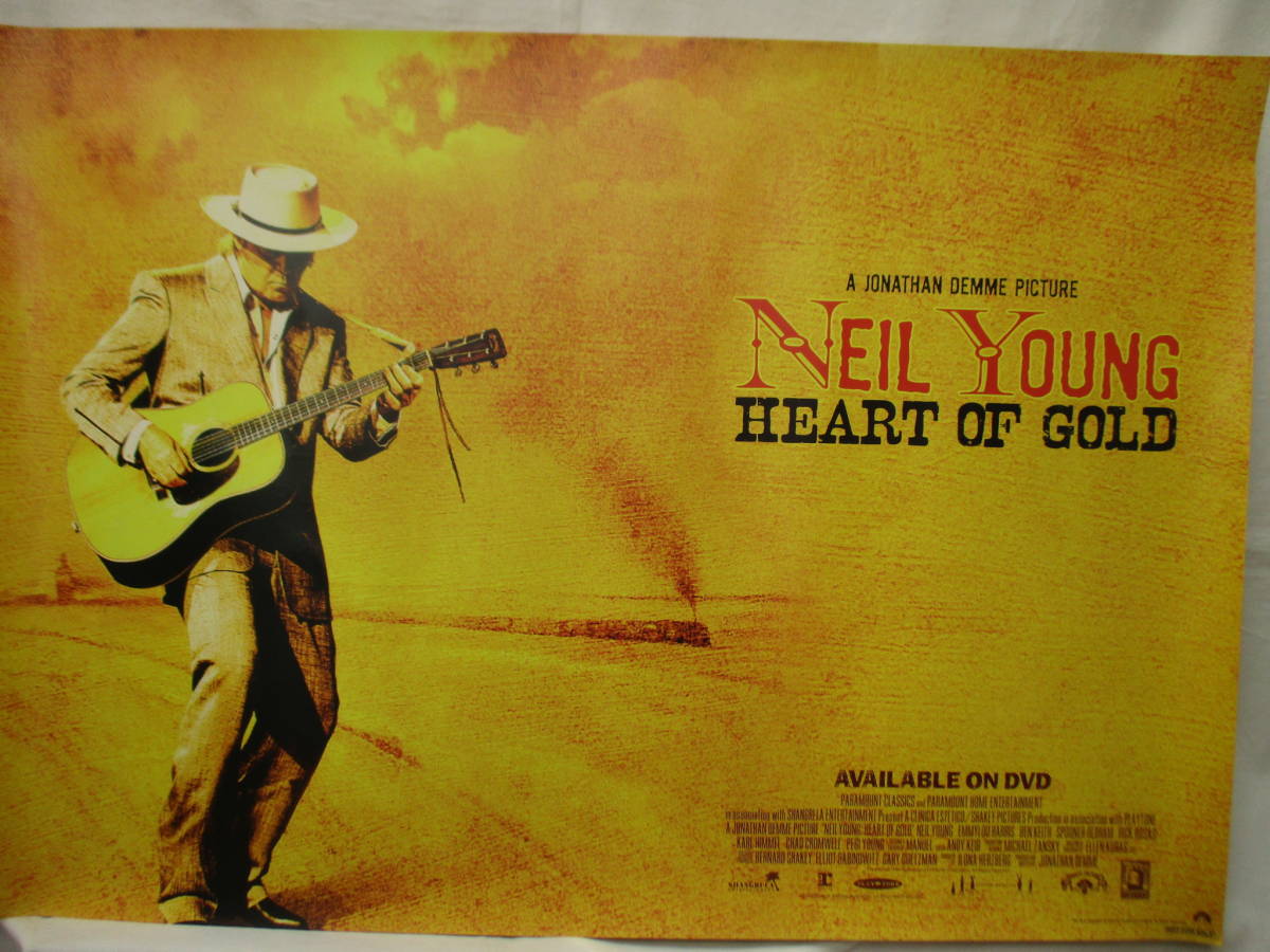 ポスター　ニール・ヤング/Neil Young　孤独の旅路/Heart of Gold_画像1