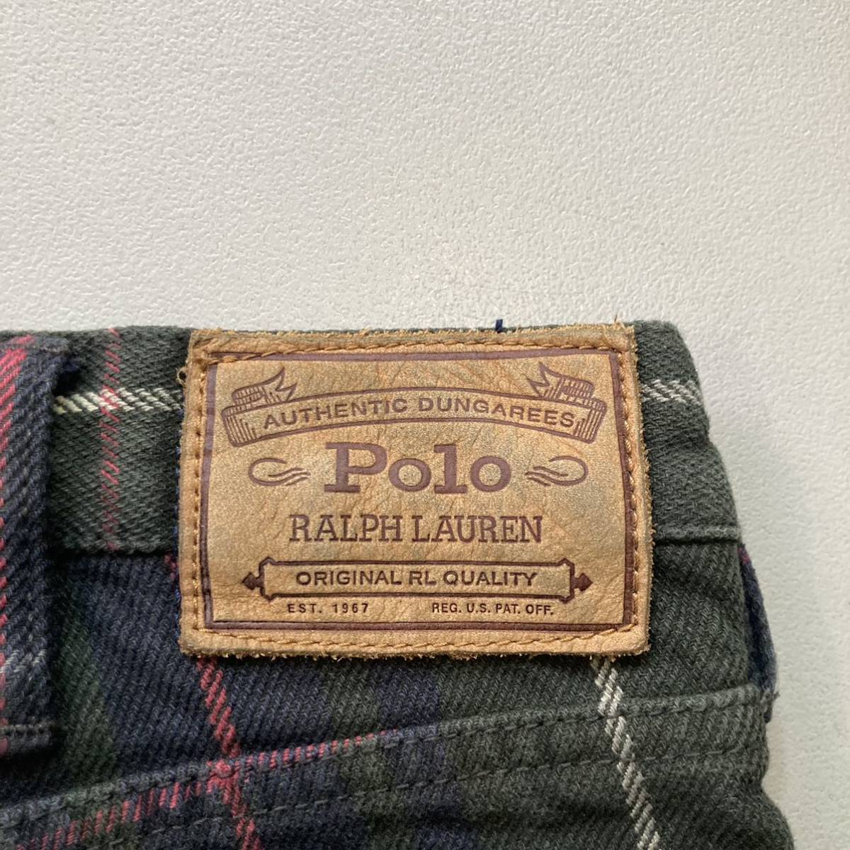 polo Ralph Lauren check denim pants ラルフローレン　チェックデニムパンツ 5ポケット_画像5