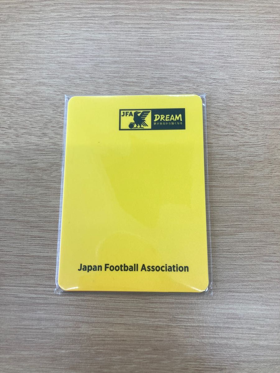 サッカー FIFA レフェリー 審判 警告カード 手帳 ワッペン