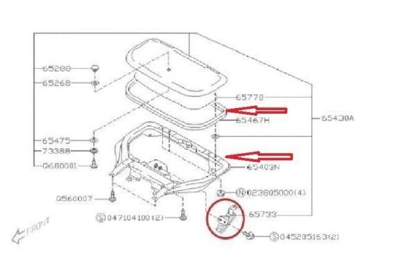  новый товар * не использовался * оригинальный товар Subaru Impreza GDB GC8 крыша вентилятор 4 позиций комплект 