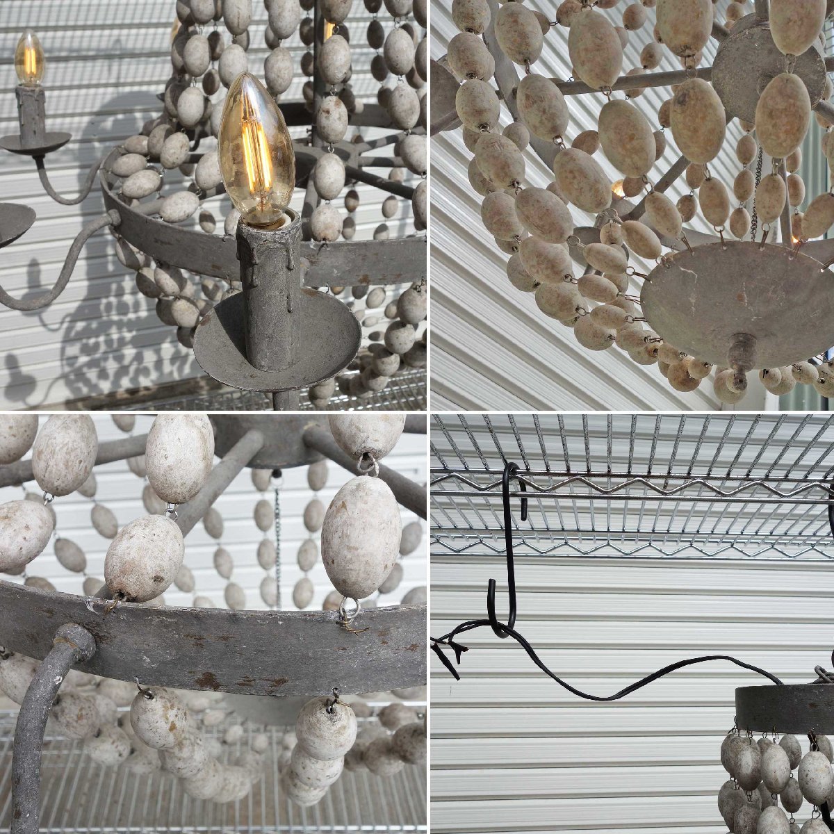 SPICE OF LIFE ◇ SHABBYCHIC シャンデリア 8灯 ◇ インテリア SPICE OF LIFE ◇ SHABBYCHIC シャンデリア 8灯 ◇ インテリア