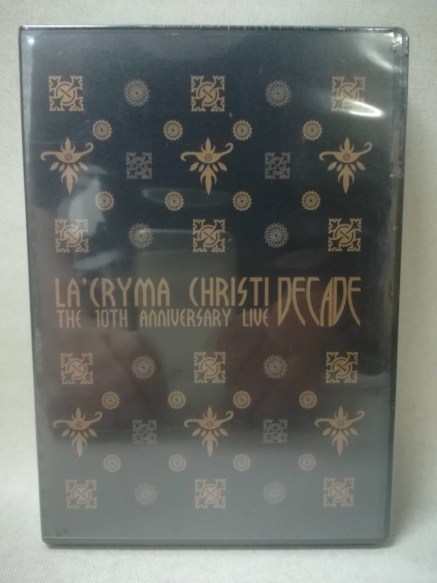 DVD ※未開封品『LA’CRYMA CHRISTI / DECADE THE 10TH ANNIVERSARY LIVE』ラクリマ・クリスティー/V系/ロック/ 10-8646_画像1
