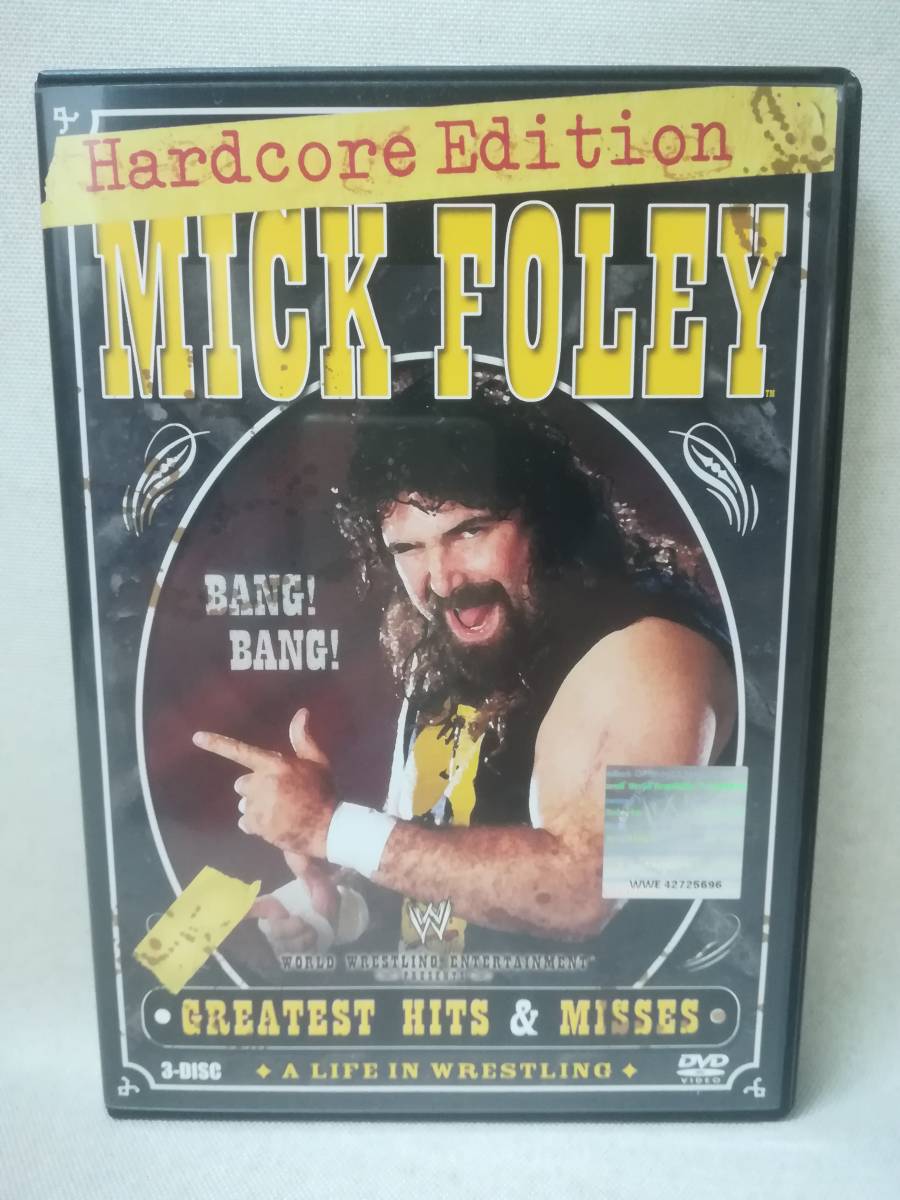 DVD 『 WWE ミック・フォーリー グレイテスト・ヒッツ ハードコア・エディション 3枚組』MICK FOLEY/プロレス/アメリカン/ 10-8671の画像1