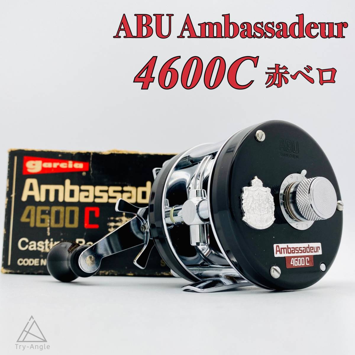 直送商品 1978年 4600C アンバサダー 極希少◇ABU 赤ベロ アブガルシア