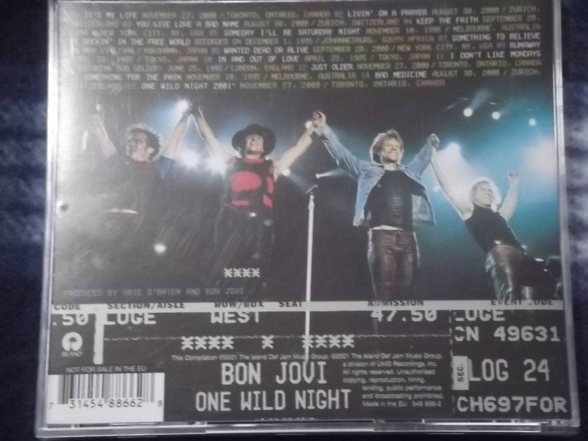 【中古】Bon Jovi 「CROSSROAD & ONE WILD NIGHT LIVE」_画像7