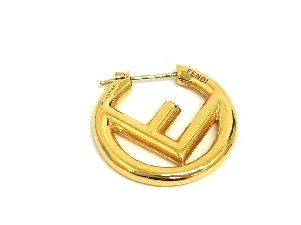 1円□美品□ FENDI フェンディエフイズ片耳のみピアスアクセサリー